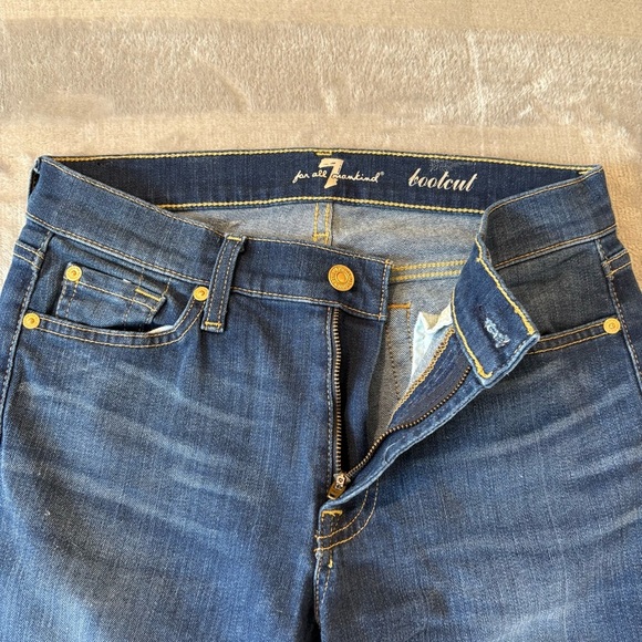 7 For All Mankind Bootcut Wmn’s sz 27 - Picture 2 of 9